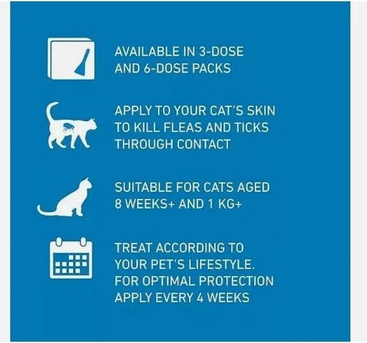FRONTLIN Spot On Flea & Tick Treatment for Small Dogs (2-10 kg) - 6 Pipettes