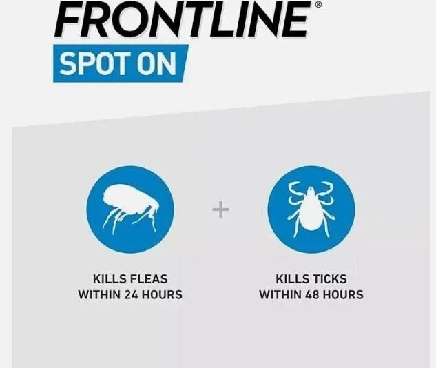 FRONTLIN Spot On Flea & Tick Treatment for Small Dogs (2-10 kg) - 6 Pipettes