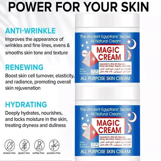 Egyptian Magic 100% Natural Face & Body Care Skin Cream 2x 118ml
